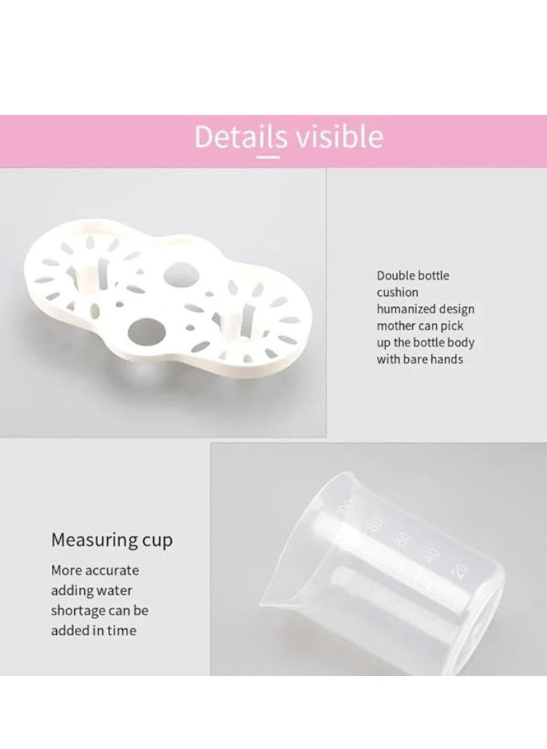 M MIAOYAN - Baby Bottle Warmer Breast Milk Warmer Maternal and Infant Supplies Warmer Constant Temperature Warmer Cleaning Baby Two in One Bottle Warmer - Image 1