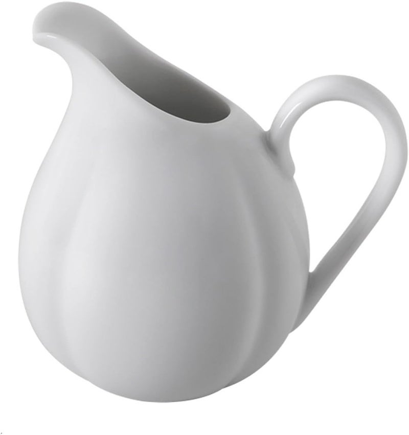 Gravy Boat 1 Pack Porcelain Gravy Boat White Gravy Boat for Salad Dressings, Milk,Broth, Creamer Gravy Jug(190ml) - Image 1