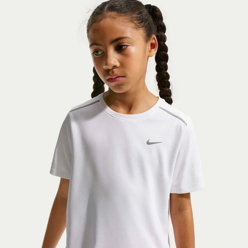 نايكي Kids' Miler Dri-FIT Running T-Shirt