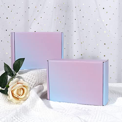 DERZIFUN Purple Shipping Boxes for Small Business, 30 Pack 7x5x2 Inch Small Cardboard Boxes, Recyclable Corrugated Boxes for Online Business, Mailer, Gift Packing, Jewelry Box Shipping - Image 5