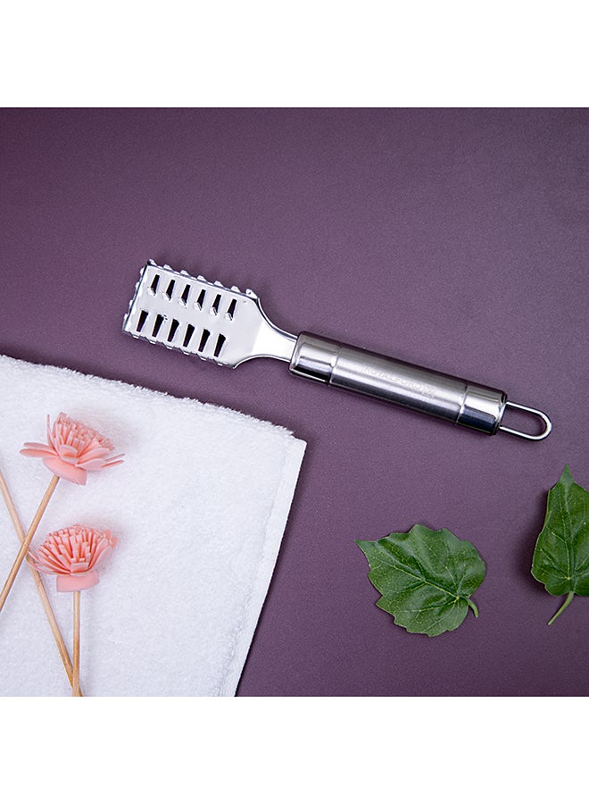 Stainless Steel Fish Peeler Silver