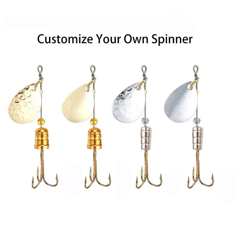 Dr.Fish 30 Pack Fishing Spinner Shaft Stainless Steel Looped Wire Spinner Parts Component Lure Making Supplies Spinnerbait Inline Freshwater Bass Trout Walleye Salmon 6.3x0.027inch - Image 5