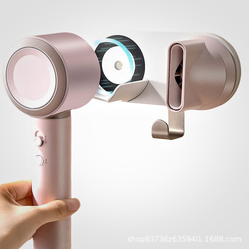 A Generation Of Hair Magnetic Universal Hair Dryer Rack Lazy Bathroom Towel Non-Punch Ram Storage Rack - Image 2