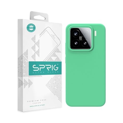 SPRIG Compatible with Xiaomi 15 Premium SilkTone Back Cover Drop Tested Shock Proof Mobile Case for Men, Women, Boys and Girls with Camera Protection (Pastel Green) - Image 1