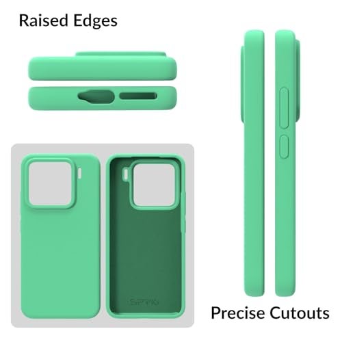 SPRIG Compatible with Xiaomi 15 Premium SilkTone Back Cover Drop Tested Shock Proof Mobile Case for Men, Women, Boys and Girls with Camera Protection (Pastel Green) - Image 3