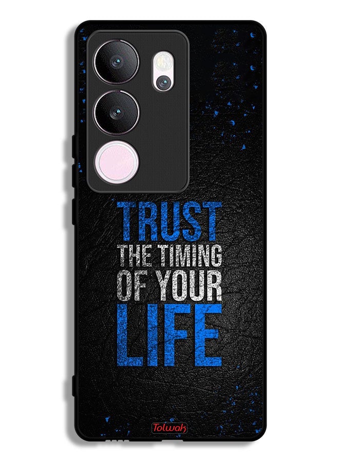 Tolwak vivo V29 Pro Protective Case Cover Trust The Timing Of Your Life - Image 1