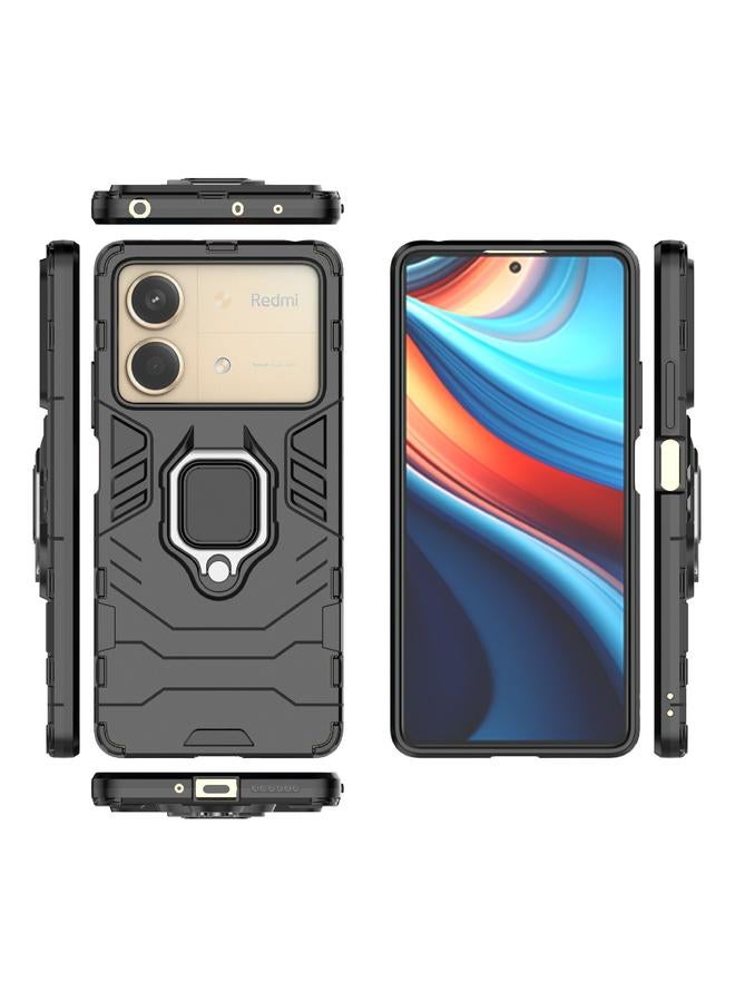 erorex Case For Xiaomi Redmi Note 13R Pro 5G Shockproof PC + TPU Holder Phone Case - Image 3