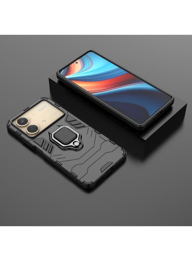 erorex Case For Xiaomi Redmi Note 13R Pro 5G Shockproof PC + TPU Holder Phone Case - Image 2