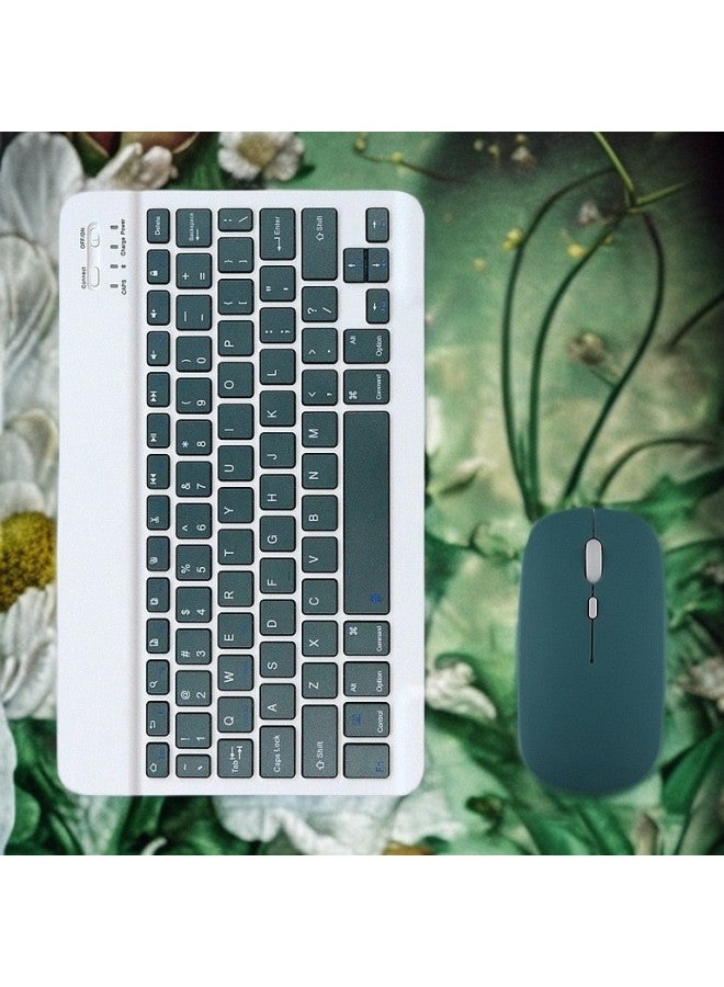 لوحة مفاتيح لاسلكية بلوتوث لأجهزة Apple iPad وHuawei Matepad Tablet Bass Mini Cute Girl Hand - اللون: أبيض - نوع المنتج: لوحة مفاتيح + ماوس ثنائي الوضع (طراز شحن الماوس) - Image 2