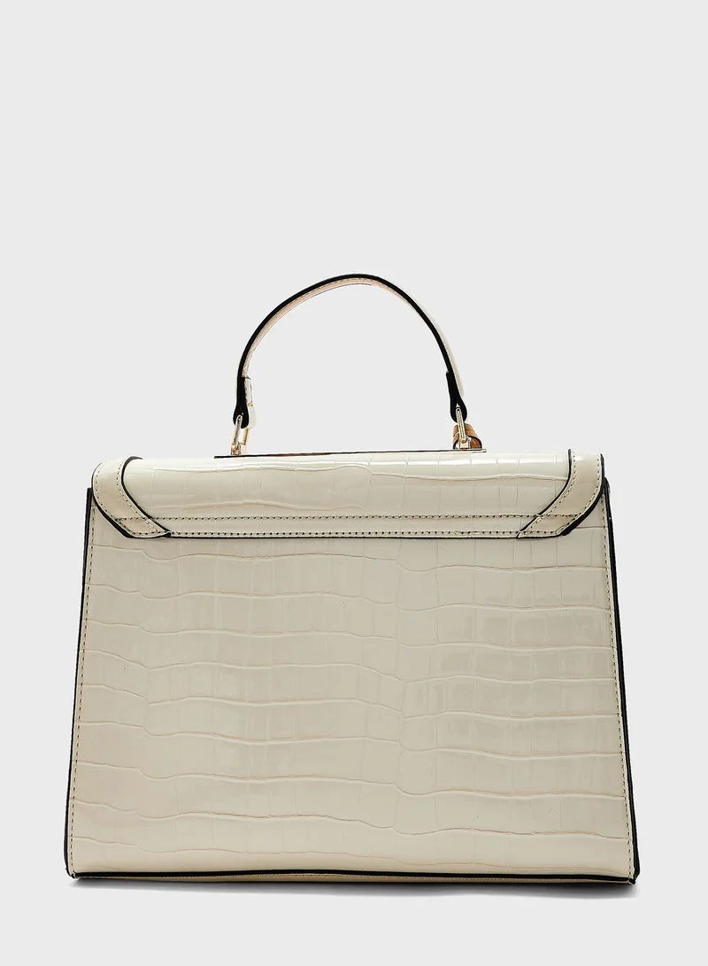 RIVER ISLAND Med Flap Lady Tote