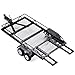 JGGZONE RC Trailer for Hauling Behind Car Metal Hitch Mount Trailer with 4 Tires Heavy Duty Truck and RC Rock Cars Trailer for 118 RC Crawler TRX4M Defender Bronco K10 High Trail F150 - Image 2