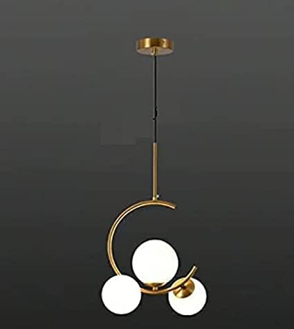 Lyse Decor Hanging Lights Hanging Lamps for Bedroom, Dining Table Lights, Living Room Lamps and Pendant Light (Gold, Without Bulb) - Image 5