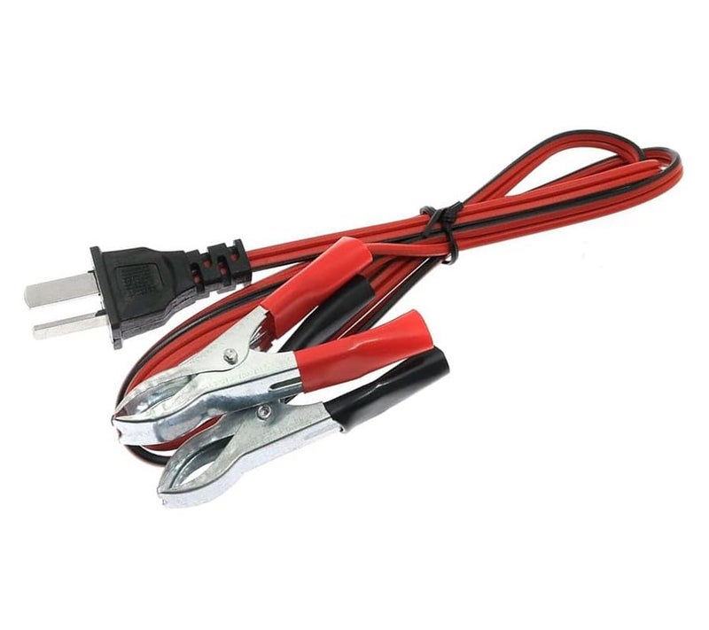 QRZ DC Charging Cord 1.2M 12V Alligator Clamps Wire Compatible with Honda EU1000i EU2000i EU3000i Portable Inverter Generator - Image 1