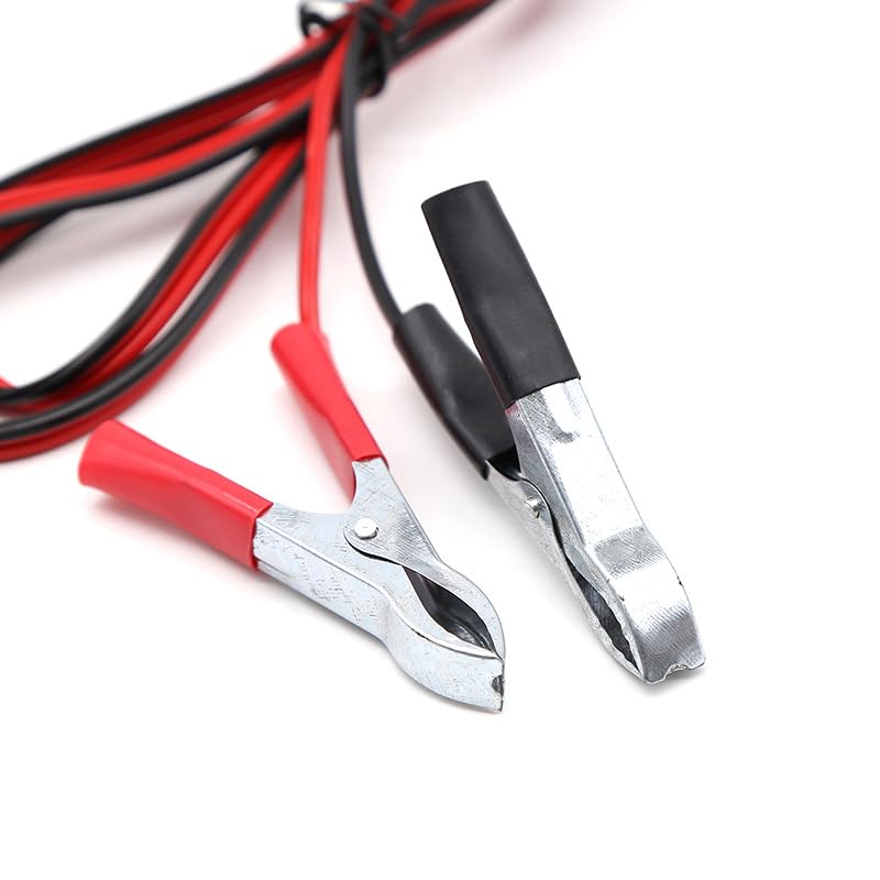 QRZ DC Charging Cord 1.2M 12V Alligator Clamps Wire Compatible with Honda EU1000i EU2000i EU3000i Portable Inverter Generator - Image 3