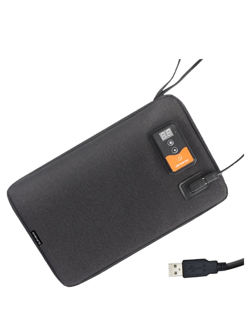 سخان مناديل السيارة مع شاشة عرض رقمية محمولة بمنفذ USB وحقيبة تدفئة ترموستات للأطفال قابلة للتعديل حتى 80 قطعة للاستخدام المنزلي والسفر والتخييم - Image 1