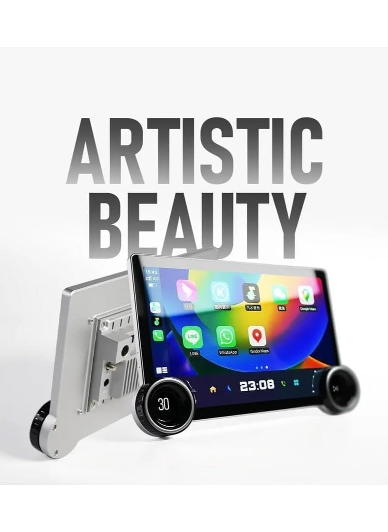 11.8 Inch Diamond 2K Car Android Screen Support Apple Carplay Android Auto Wireless Suitable For 9 Inch 10 inch Android Frame 4GB RAM 32GB ROM Fast Interface Quick Boot AHD Camera Included