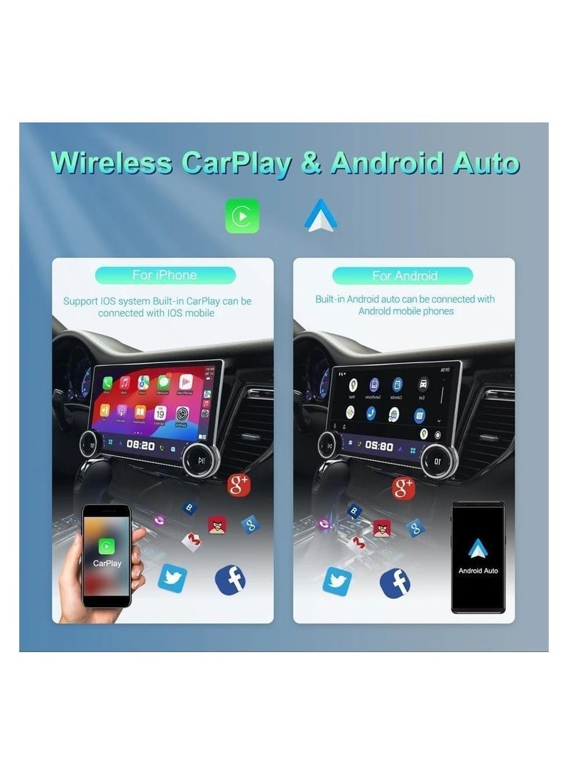 SHEZA STAR شاشة سيارة 11.8 بوصة Diamond 2K تدعم Apple Carplay Android Auto اللاسلكية مناسبة لإطار Android مقاس 9 بوصات و10 بوصات وذاكرة وصول عشوائي 4 جيجابايت وذاكرة قراءة فقط 32 جيجابايت وواجهة سريعة وكاميرا AHD متضمنة - Image 3
