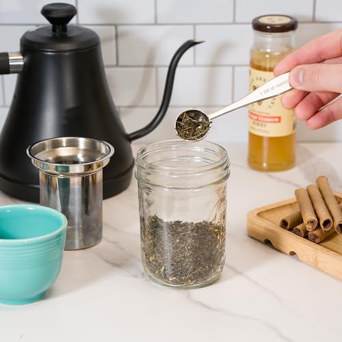 Pure Matcha Loose Leaf Tea Spoon Measure | One Cup of Perfect Tea | Stainless Steel Scoop | Premium High Polish Finish - Image 3