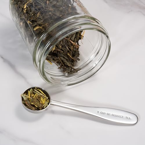 Pure Matcha Loose Leaf Tea Spoon Measure | One Cup of Perfect Tea | Stainless Steel Scoop | Premium High Polish Finish - Image 4