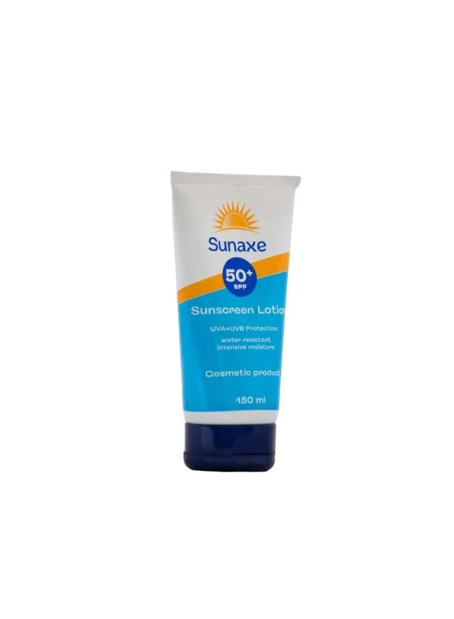 SUNAXE SUNSCREEN LOTION SPF50+ 150ML.