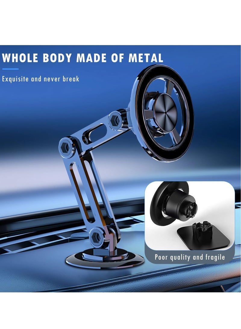 Magnetic Car Phone Holder - Strong Hold and 360 Degree Rotation - Stylish and Durable Design for All Phone Types - Image 1