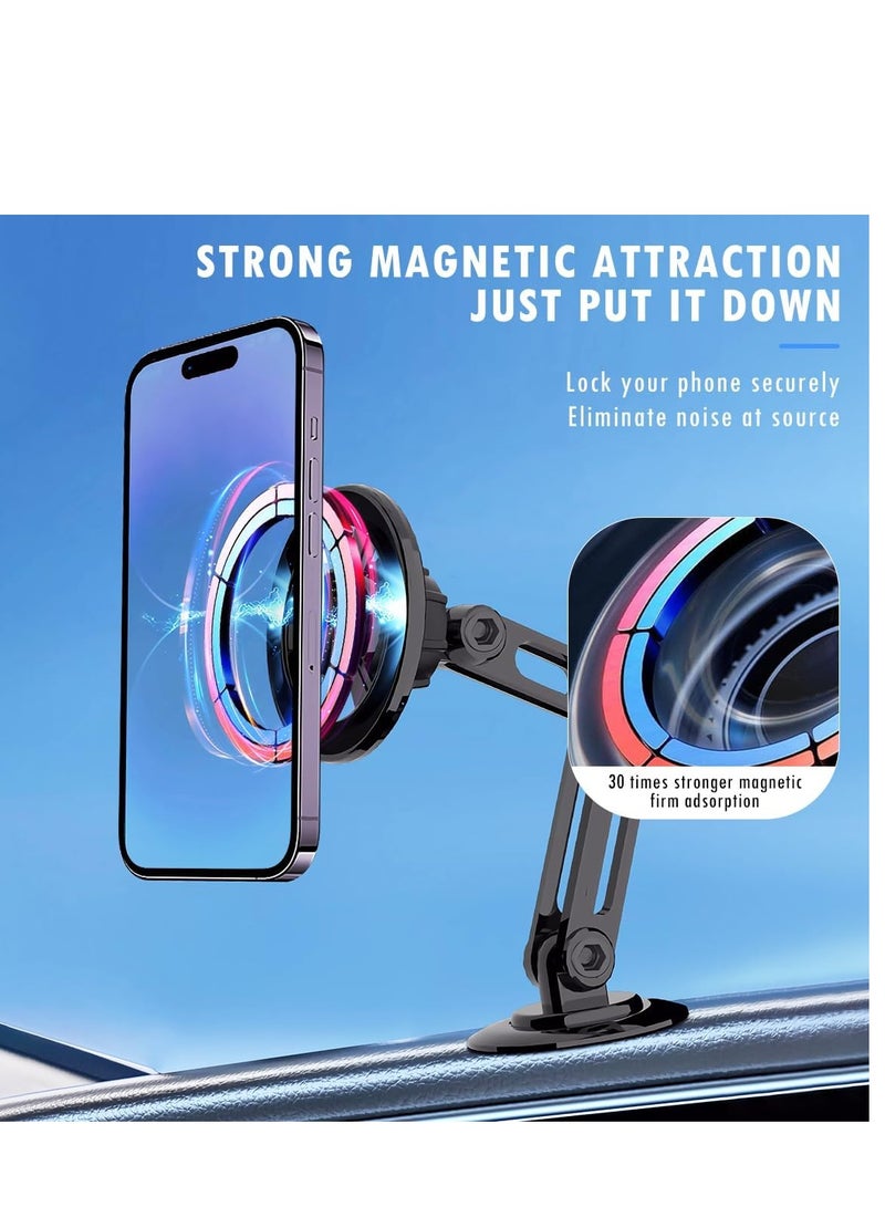 Magnetic Car Phone Holder - Strong Hold and 360 Degree Rotation - Stylish and Durable Design for All Phone Types - Image 4