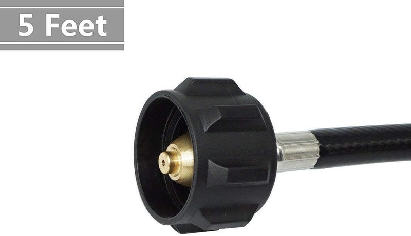 DOZYANT 5 Feet Propane Adapter Hose 1 lb to 20 lb Converter for QCC1/Type1 Tank - Image 3