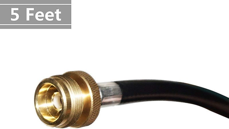 DOZYANT 5 Feet Propane Adapter Hose 1 lb to 20 lb Converter for QCC1/Type1 Tank - Image 4