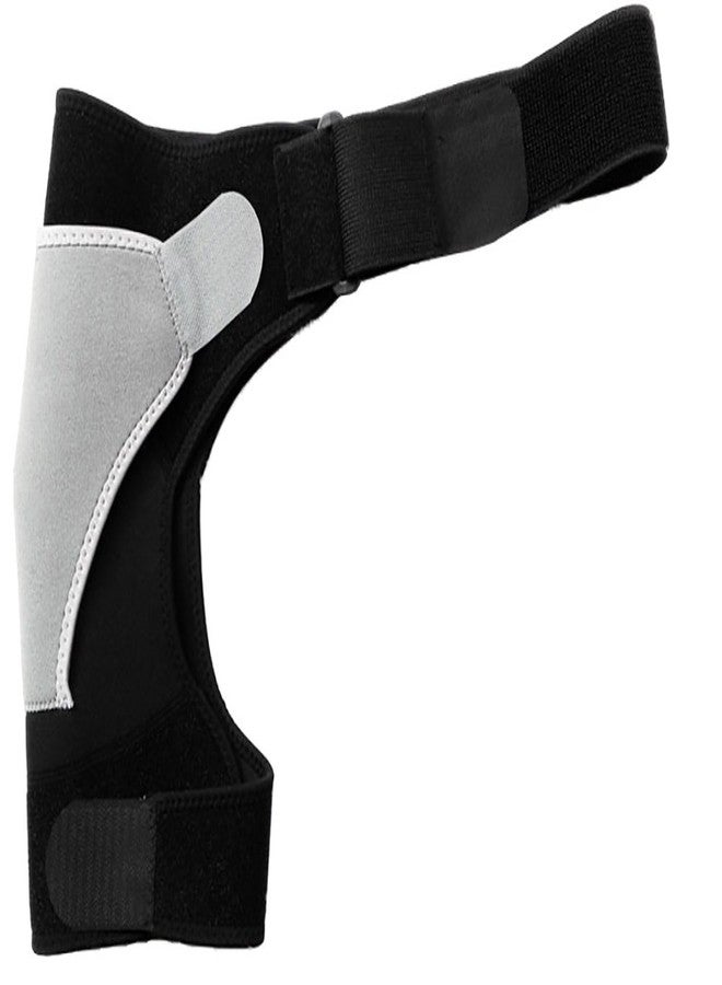 RUNZI Shoulder Stability Brace Adjustable Shoulder Brace Support with Pressure Pad, Light Breathable Neoprene Rotator Cuff Shoulder Support for Sport, Dislocated AC Joint, Labrum Tear, Shoulder Pain - Right - Image 5