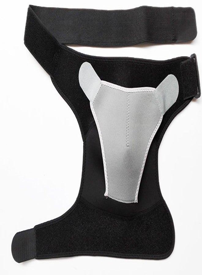 RUNZI Shoulder Stability Brace Adjustable Shoulder Brace Support with Pressure Pad, Light Breathable Neoprene Rotator Cuff Shoulder Support for Sport, Dislocated AC Joint, Labrum Tear, Shoulder Pain - Right - Image 4