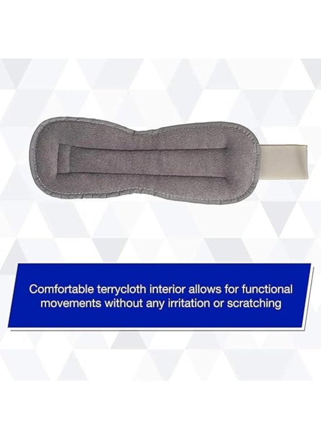 TheraBand Comfort Fit Ankle & Wrist Weight Set – 2.2kg Pair (1.10kg Each) – Adjustable Cuff Weights for Exercise, Walking, & Physical Therapy – Blue - Image 4