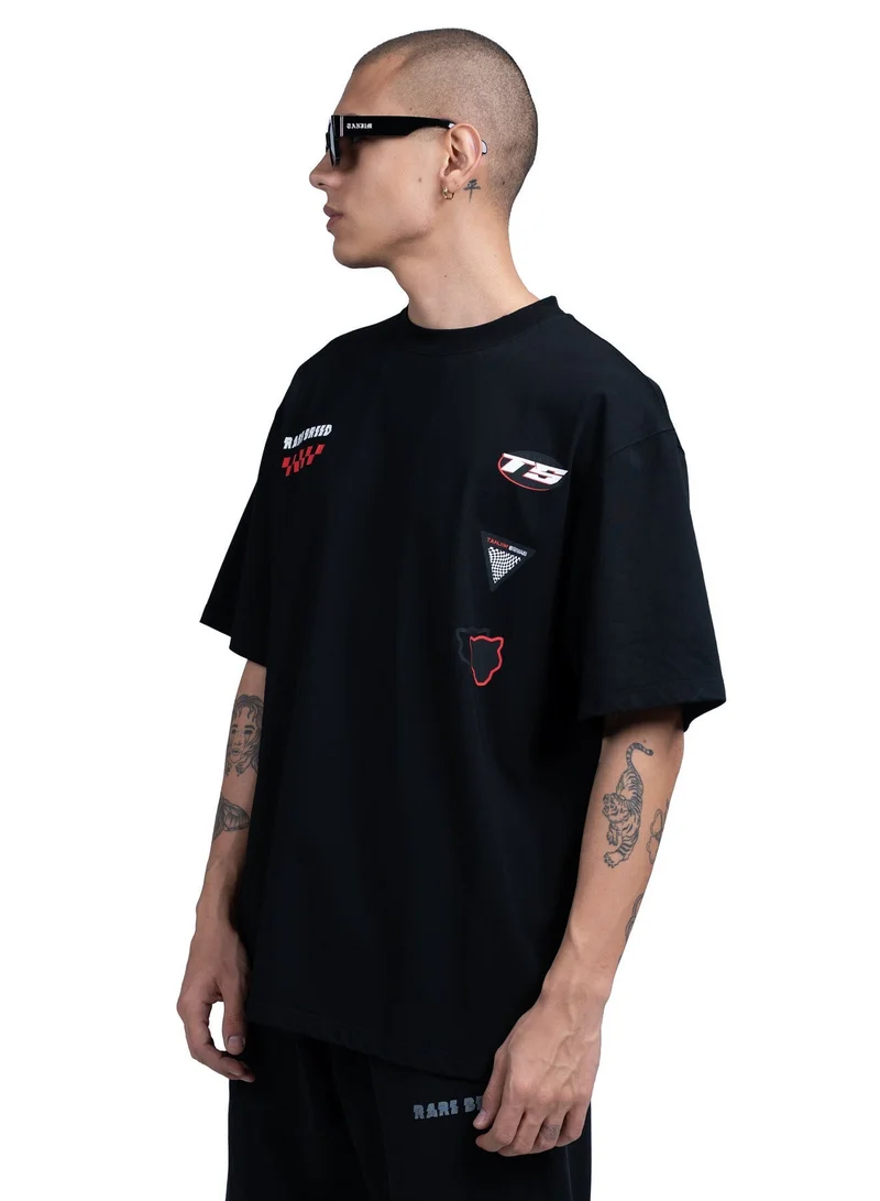 تنجيم سكواد TS RACING GRAPHIC T-SHIRT - BLACK