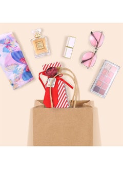 YOUGE 50-Piece Paper Gift Bag Set Brown, Small Paper Bags with Handles Bulk, Sturdy Grocery Retail Shopping Bags, Birthday Party Favor Bags, Craft Bags 8.2x4.3x10.6''  - Image 4
