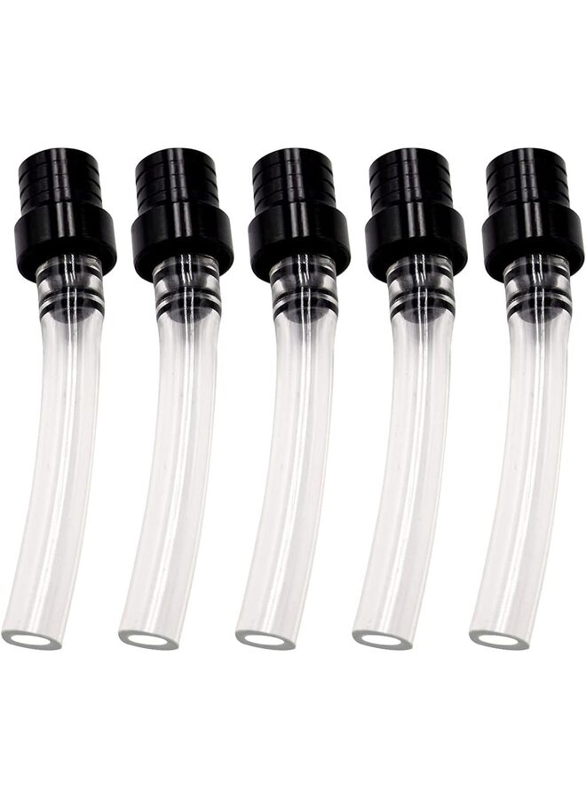 LAMAY 5PCS Motorcycle Gas Cap Gas Fuel Tank Cap Vent, Breathing Tube Hose Two-Way Fuel-Saving Breather Cap, Suitable For All Off-Road Motorcycles (Size : Black) - Image 5