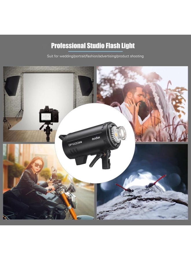 Godox فلاش استوديو مطور DP1000III-V 1000Ws طاقة GN140 5600±200K إضاءة ستروب لاسلكية نظام X مدمج مع قاعدة باوينز لصور الفلاش - Image 5
