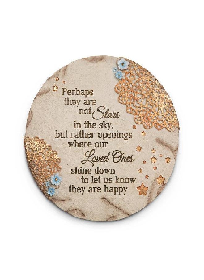 Pavilion Gift Company Pavilion Gift Company 19058 Light Your Way Memorial Garden Stone, 10-Inch, Stars in The Sky, Original Version 