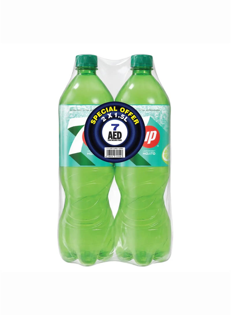 7up Lemon Mint Mojito Soft Drink Bottles - Image 1