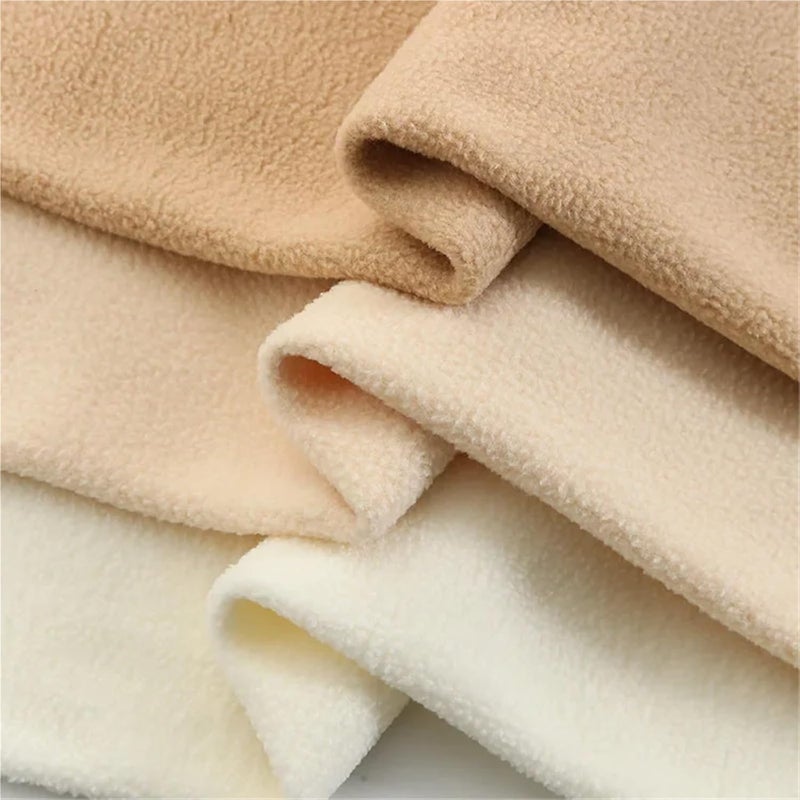 Thickened Shake Fleece Fabric Coral Cloth DIY Material Outerwear Jackets Plush Lining Hoodie 160x90cm/45cm(Color 17,45x160cm) - Image 5
