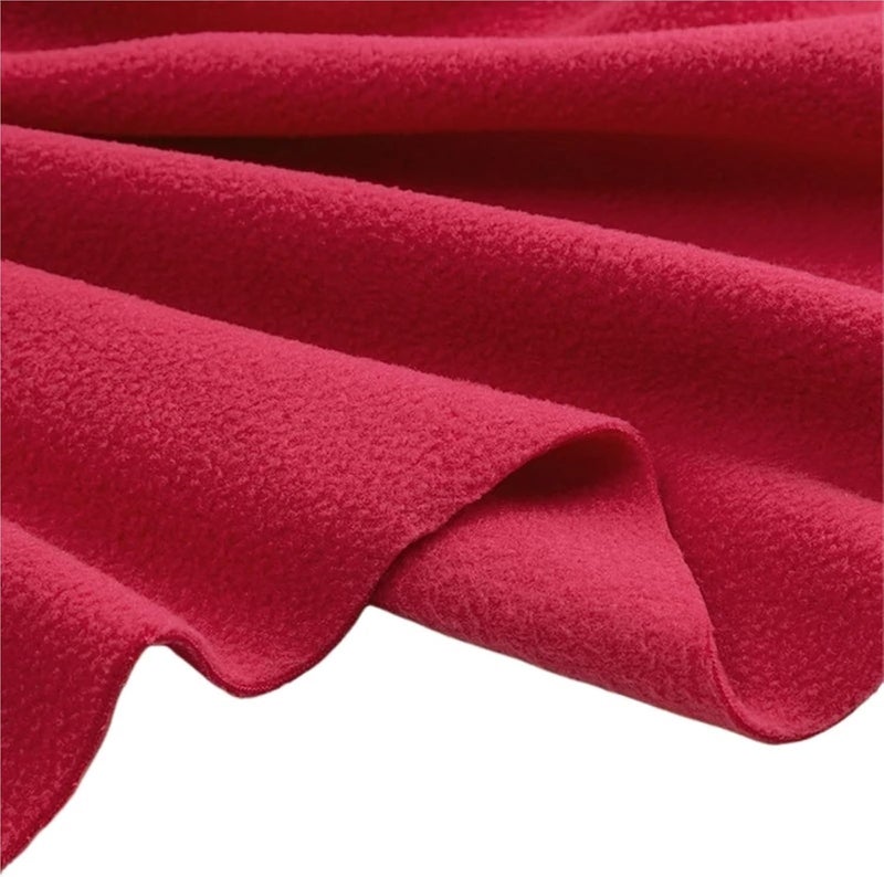 Thickened Shake Fleece Fabric Coral Cloth DIY Material Outerwear Jackets Plush Lining Hoodie 160x90cm/45cm(Color 17,45x160cm) - Image 1