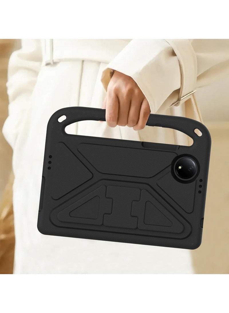VKL Case Compatible with Xiaomi Redmi Pad SE 4G 8.7 Inch Case, [Kids Friendly] Lightweight EVA Shockproof Protective Case Drop-proof Handle Stand Cover for Redmi Pad SE 8.7" (Black) - Image 5