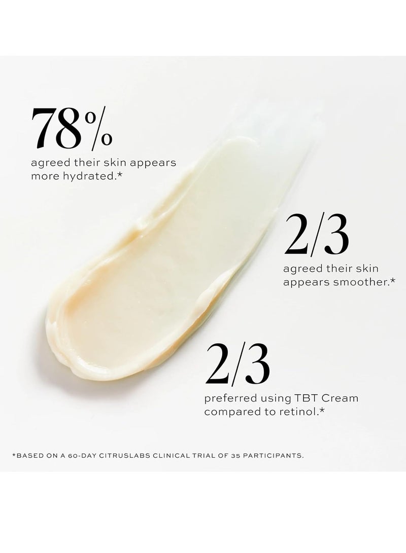 DIME Beauty TBT Cream, Anti-Aging Retinol Cream Alternative and Face Moisturizer with Bakuchiol, Lightweight Night Cream 1.7 oz / 50 ml
