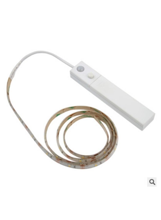 yongsheng Motion Sensor Light Warm White 3m,Motion Activated Under Cabinet Lights, Closet Lights Motion Sensored Battery Operated, Motion Sensor Cabinet Light Indoor Lighting Cuttable Led Light Strip for Bedroom,Kitchen,Stair  - Image 2