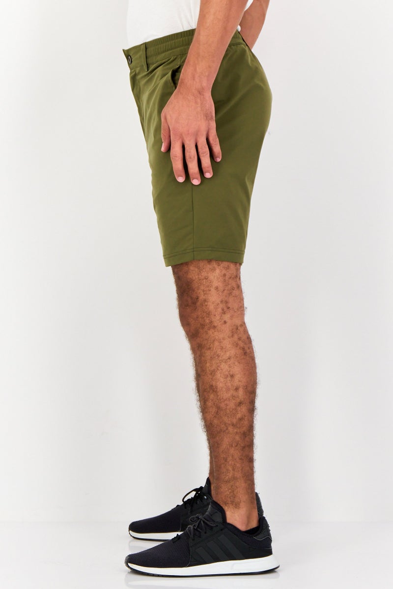 RBX Men Sportswear Fit Outdoor Shorts, Dark Olive - Image 4