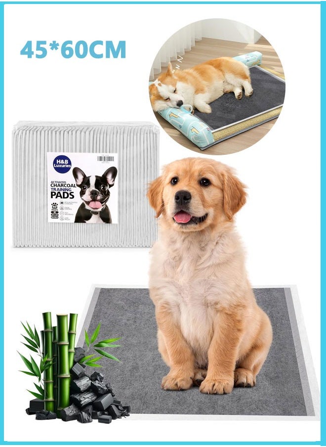 50PCS 45* 60cm Disposable Dog Urine Pads Pet Training Pads Leak-Proof Pad Pet Piddle Pad and Potty Pads for Dogs Puppies Cats Kittens or Small Pets