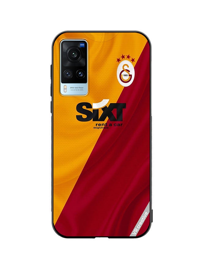 VR CREATIVE Protective Case Cover For Vivo X60 Nike Galatasaray 2022 Home Kit Design Design Multicolour - Image 1