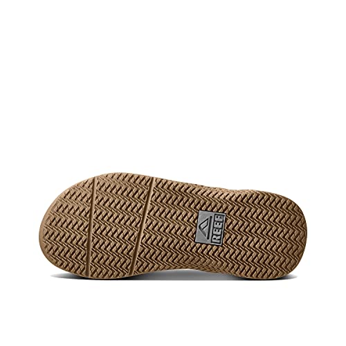 Reef Anchor Mens Beach Flip Flop, Water Friendly, Cushioning Heel Airbag, Black/Silver, 11 - Image 5
