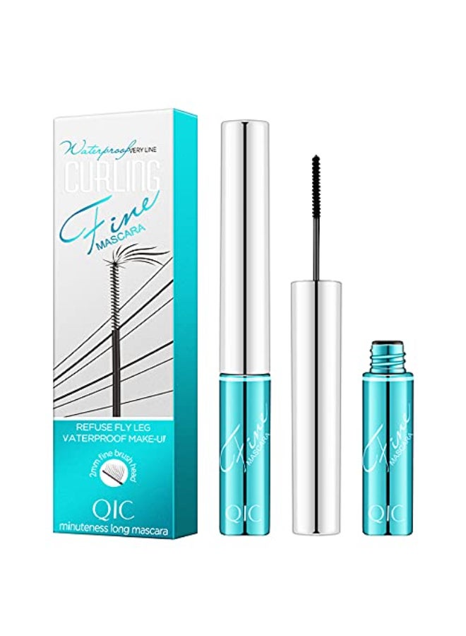 LESITI Waterproof Mascara for Fine Short Eyelash Washable Voluminous Eyelash Mascara Intense Lengthening Mascara for Women Black 01 fl Oz - Image 1