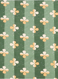 Status Contract Spring Summer Collection-Cotton Rich Double Bedsheet with 2 Pillow Covers for Bed Room, Home, Hotel-120 GSM, Green Clover, 210 X 215 Cm  - Image 4