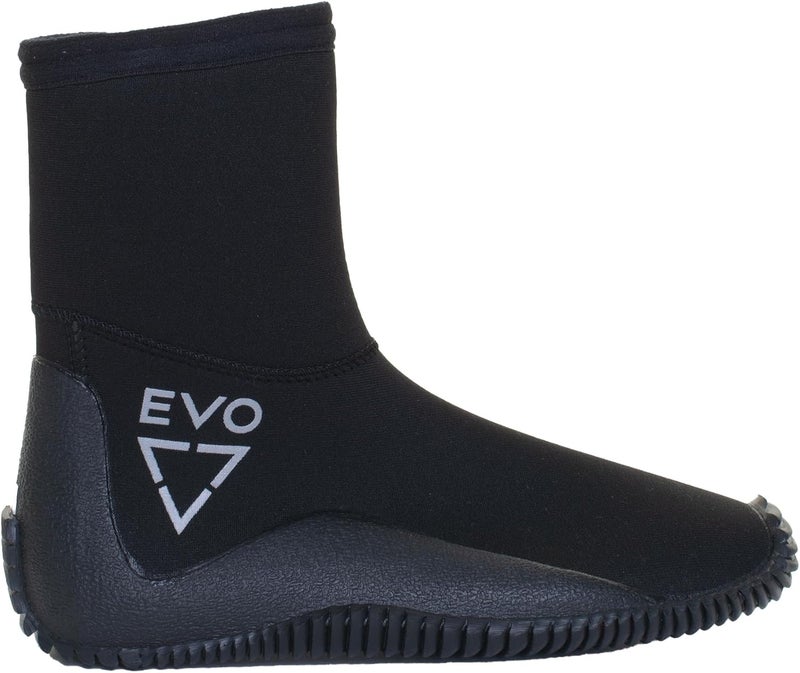 EVO 5MM Tall Neoprene Boots for Snorkeling, Scuba Diving, Surfing, Anti-Slip Unisex Wetsuit Boots for Water Sports, 5MM High Top Dive Boots in Men's Sizes - Image 5