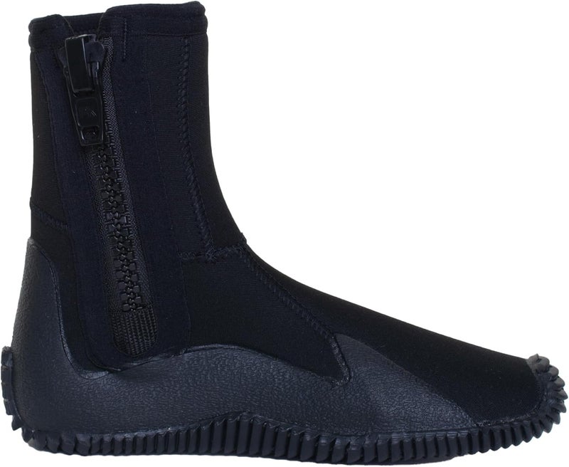 EVO 5MM Tall Neoprene Boots for Snorkeling, Scuba Diving, Surfing, Anti-Slip Unisex Wetsuit Boots for Water Sports, 5MM High Top Dive Boots in Men's Sizes - Image 3
